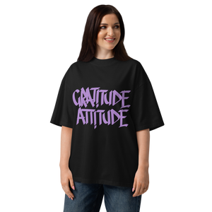 Unisex organic oversized high neck t-shirt