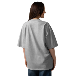 Unisex organic oversized high neck t-shirt