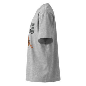 Down with DOGG : Unisex organic oversized high neck t-shirt