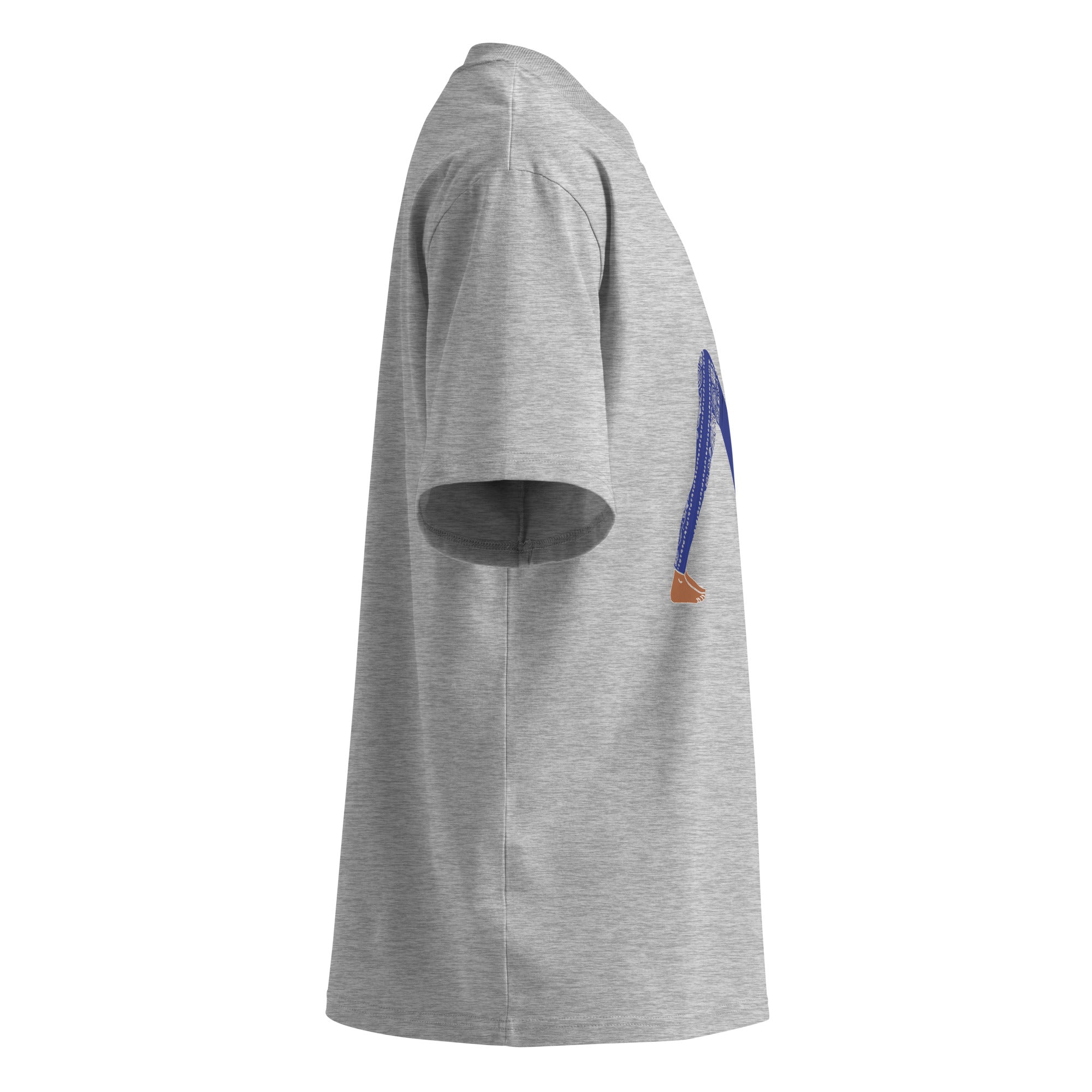 Down with DOGG : Unisex organic oversized high neck t-shirt
