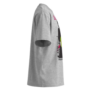 Beets by DRE. Unisex organic oversized high neck t-shirt