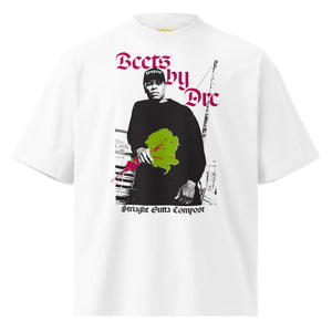 Beets by DRE. Unisex organic oversized high neck t-shirt