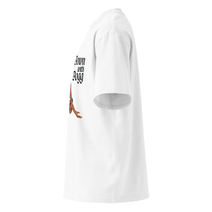 Down with DOGG : Unisex organic oversized high neck t-shirt