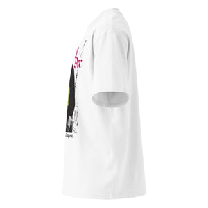 Unisex organic oversized high neck t-shirt