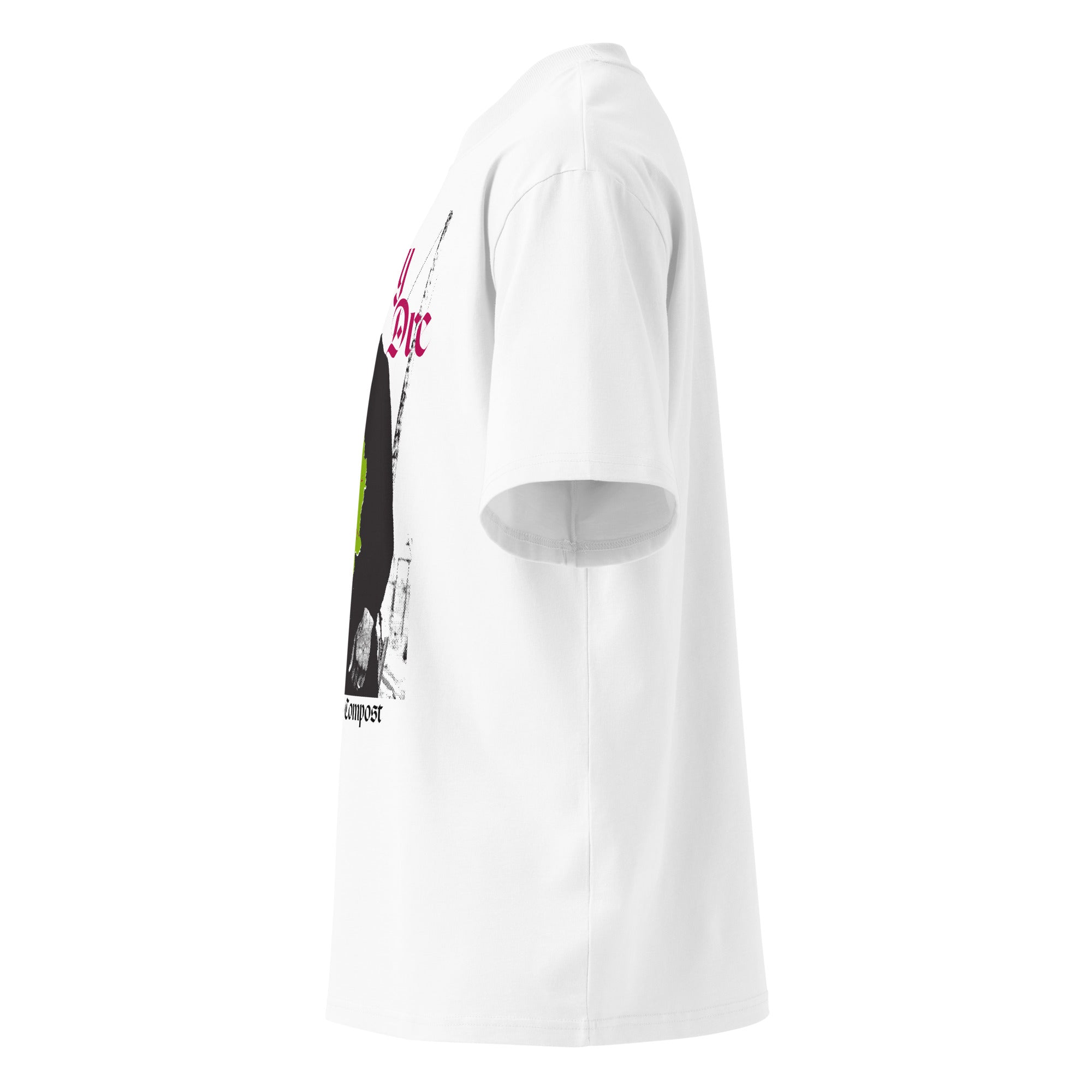 Beets by DRE. Unisex organic oversized high neck t-shirt