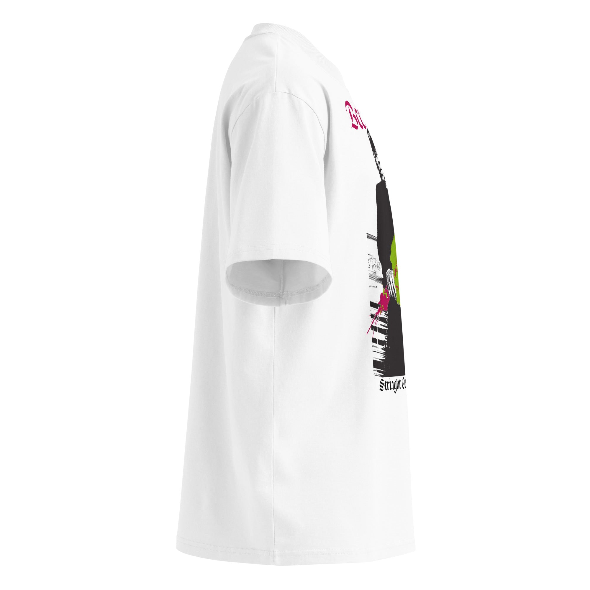 Beets by DRE. Unisex organic oversized high neck t-shirt